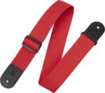 Levy's Single Tone Poly Red Textil gitár heveder (M8POLY-RED)