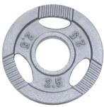 Gorilla Sports Öntöttvas súlytárcsa 2, 5 kg (100990-00003-0007) - kokiskashop Súlytárcsa