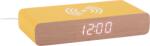 Karlsson Будилник Retro Flat LED, жълт, с индукционно зареждане (KA6039BY) Будилник