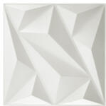 ANRO Wall - Iceberg Jéghegy 3D műanyag falburkolat, 50 x 50 cm - fehér falpanel (DT10137)