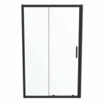 Ideal Standard Connect zuhanyzó tolóajtó, kétrészes, 1200 mm, fekete, tiszta üveg (IS-K9277V3)