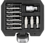 TOYA Roncsoltcsavar kiszedő készlet 11 részes HEX (YT-04583)