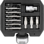 TOYA Roncsoltcsavar kiszedő készlet 11 részes TORX (YT-04582)