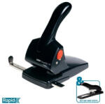 Rapid Lyukasztó, nagyteljesítményű, kétlyukú, 65 lap, RAPID "HDC65 Fashion", fekete (20922601) - mystock