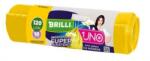 Brilli Saci Menaj 120L Galbeni, Colectare Selectiva - Plastic & Metal, 10buc