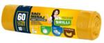Brilli Saci Menaj 60L Galbeni, Colectare Selectiva - Plastic & Metal, 10buc