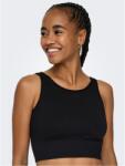 Only Play Women's Seamless Training Crop Top - Black