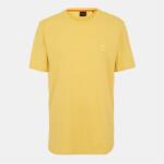 Boss Тениска Boss Mens BOSS ORANGE Tales T-Shirt with Logo Patch Premium Cotton - Open Yellow 751