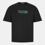 OFF WHITE Тениска OFF WHITE Men's Best Ideas Cotton Short Sleeve Crew Neck T-Shirt - Black/Green