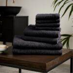 Catherine Lansfield Хавлиена кърпа Catherine Lansfield Quick Dry Cotton 8 Piece Towel Set - Black