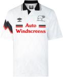 Score Draw Футболна фланелка Score Draw SD Derby County 1992 Retro Home Shirt Adults - White/Black