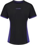 Sondico Дамска футболна фланелка Sondico Football T-Shirts Womens - Black/Purple