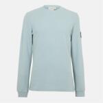 Calvin Klein Jeans Фланелка с дълъг ръкав Calvin Klein Jeans Waffle Long Sleeve Top - Overcast Grey