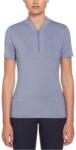 Callaway Women's Tonal Short-Sleeve Performance Polo - Blue Indigo Htr