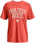 Under Armour Дамска тениска Under Armour Project Rock Heavyweight Campus T-Shirt Womens - Orange
