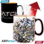 ABYstyle Overwatch - Hőre változó Bögre - Heros - 460 ml (ABYMUG924)