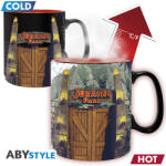 ABYstyle Jurassic Park - Hőre változó Bögre - Kapu - 460 ml (ABYMUGA053)