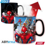 ABYstyle Marvel - Hőre változó Bögre - Pókember Multiverzum - 460 ml Spider (ABYMUG882)