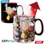 ABYstyle One Punch Man - Hőre változó Bögre - Heroes 460 ml (ABYMUG448)
