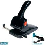 RAPID Lyukasztó, nagyteljesítményű, kétlyukú, 65 lap, RAPID "HDC65 Fashion", fekete (E20922601) - pritone