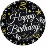 GoDan S. A Papír tányér, fekete, HB, 18 cm, 6 db/cs