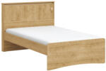 Cilek Pat Mocha 120x200 cm cu tablie pentru copii si adolescenti , eleganta naturala si design modern (20.30.1318.00-20.30.1314.00)