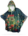 Takoy Panel szabásmintával 86-110-es méretű gyerek esőkabáthoz Iris - zöld tündér