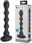 Pretty Love Stimulator Anal Bendable Lynn, 10 Functii Vibratii, Silicon, Negru, 18.2 cm