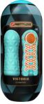 Pretty Love Masturbator cu Bila Victoria Caspar, TPR, Verde, 15 cm