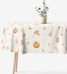 Goldea ovális pamut terítő - őszi tökök és levelek 140 x 240 cm