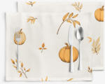 Goldea pamut reggeliző alátét - őszi tökök és levelek - 2db 30 x 40 cm