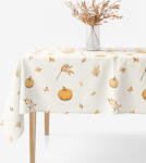 Goldea szögletes terítő 100% pamutvászon - őszi tökök és levelek 120 x 140 cm
