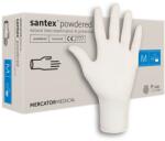 Mercator Medical santex púderes latex kesztyű M 100 db Természetes