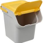 5five Cos gunoi sortare Nyborg, plastic, galben, 20 litri, 28, 5 x 31 x 34 cm Cos de gunoi