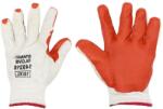 ENERGO Manusi tricot polycotton impregnate latex rosu/portocaliu marimea 10 (SGS-TRN-149210)