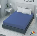  Cearceaf de pat albastru cu elastic Evostar bumbac100% ranforce /90x200 cm dimensiune standard