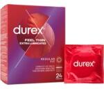 Durex Feel Thin Extra Lubrifiat 24 buc