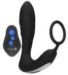 OUCH! Butt Plug cu Vibrații și Electro-Stimulare cu Telecomandă Negru