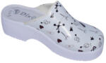 Dijana Saboti medicali anatomici cu platforma , design DOKTOR , piele ecologice, culoare alba-05 41