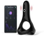 Magic Motion Rise Inele Erecționale Inteligente Purtabile Negru Inel pentru penis