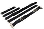 EROPARTNER LOCKINK BDSM Kit de Restricții Reglabil pentru Pat Negru