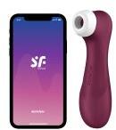 Satisfyer Pro 2 Generația 3 cu Tehnologie Liquid Air, Vibrații și Aplicație Bluetooth Roșu Vin Vibrator