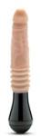 EasyToys Dr. Skin Silicon Dr. Knight Thrusting Gyrating Vibrating Dildo Bej Vibrator
