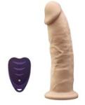 SilexD Model 2 Vibrator Premium din Silicon cu Densitate Dublă 7" cu Telecomandă Dildo