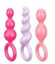 Satisfyer Booty Call 3 bucăți colorate