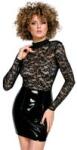 Black Level Rochie din vinil Black Level cu dantelă - L