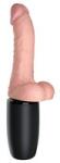 Pipedream King Cock Plus Triple Threat 6.5″ Vibrator cu Mișcare și Testicule Vibrator