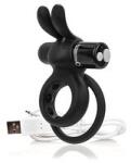 Screaming O The Screaming O - Charged Ohare XL Rabbit Vibe Negru Inel pentru penis
