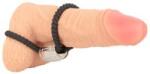 ORION Rebel Heavy Rope Cock Strap cu 2 bucle Negru Inel pentru penis
