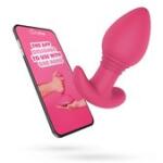 EasyToys EasyConnect Dop Vibrator Axel Controlat prin Aplicație Roz